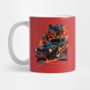 Dodge Charger Daytona - Burning Race Mug